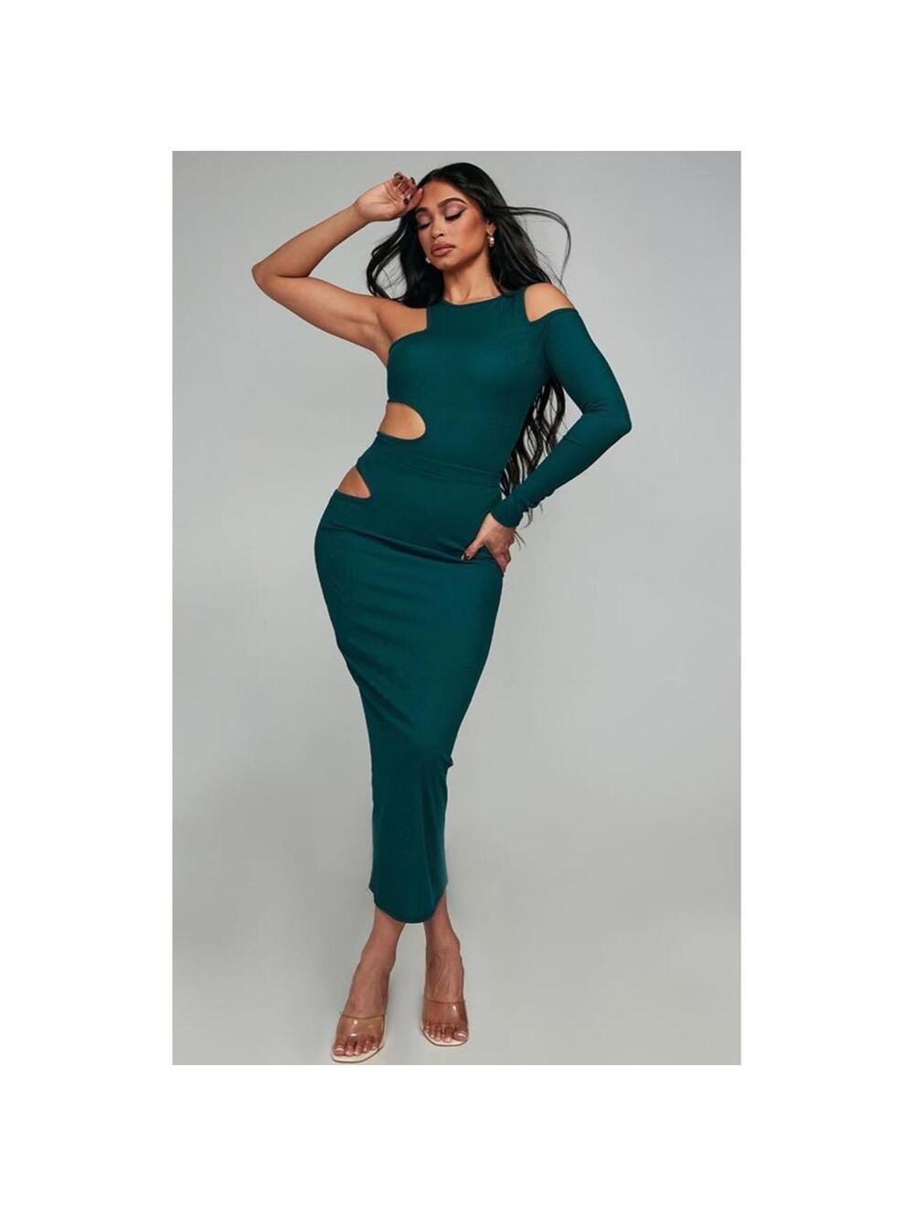 BIRTHDAY FESTIVAL CONCERT STAND OUT Cut Out maxi Skirt BNWT